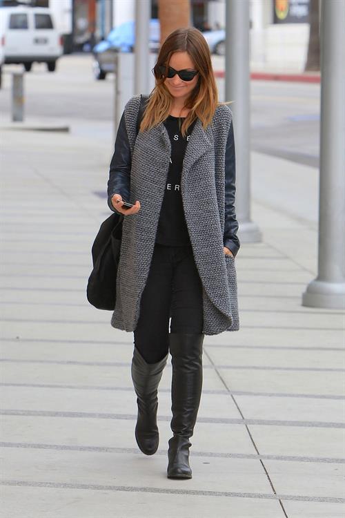 Olivia Wilde in Beverly Hills on October 29, 2013