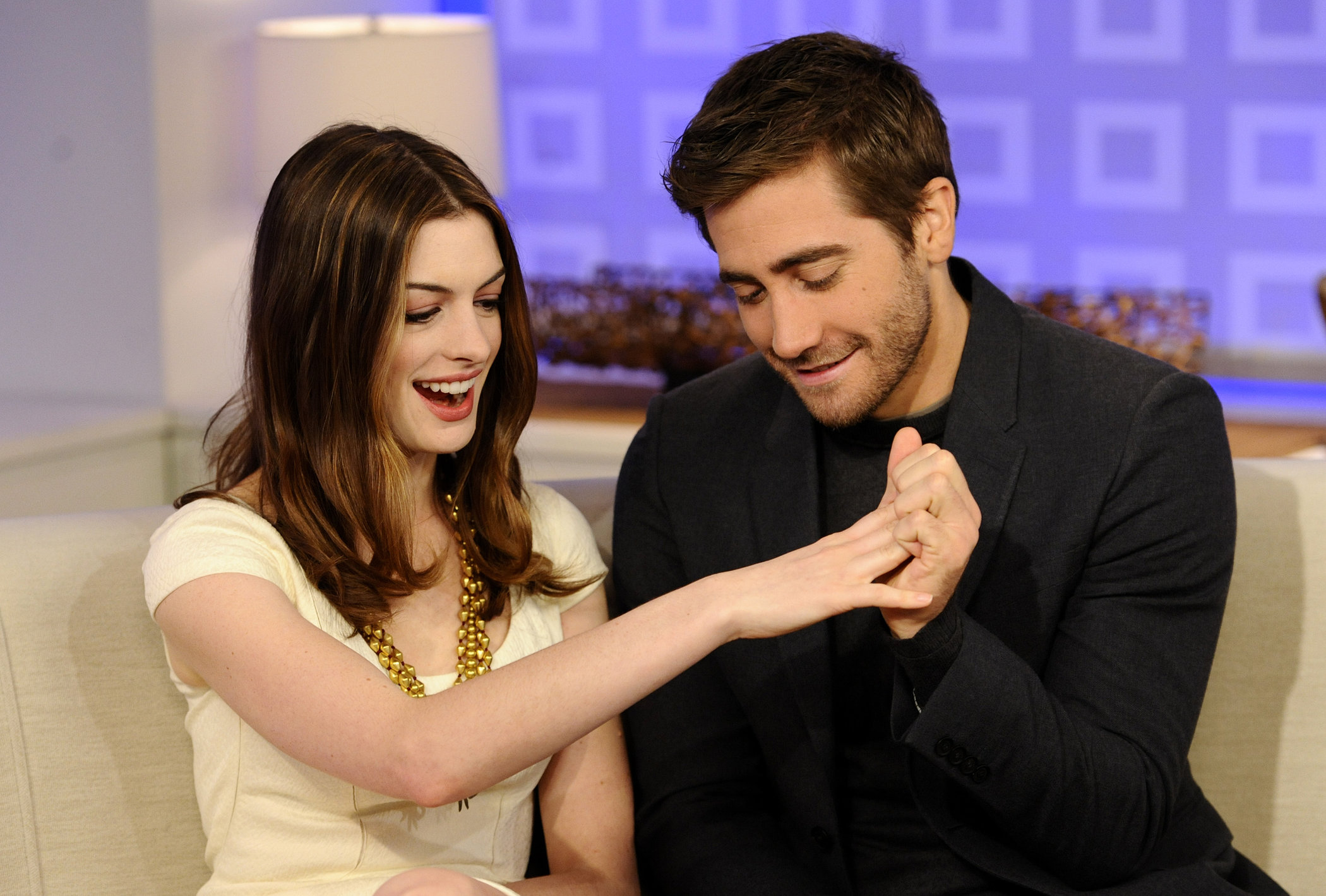 Anne Hathaway appears on NBC News Today Show on November 18, 2010