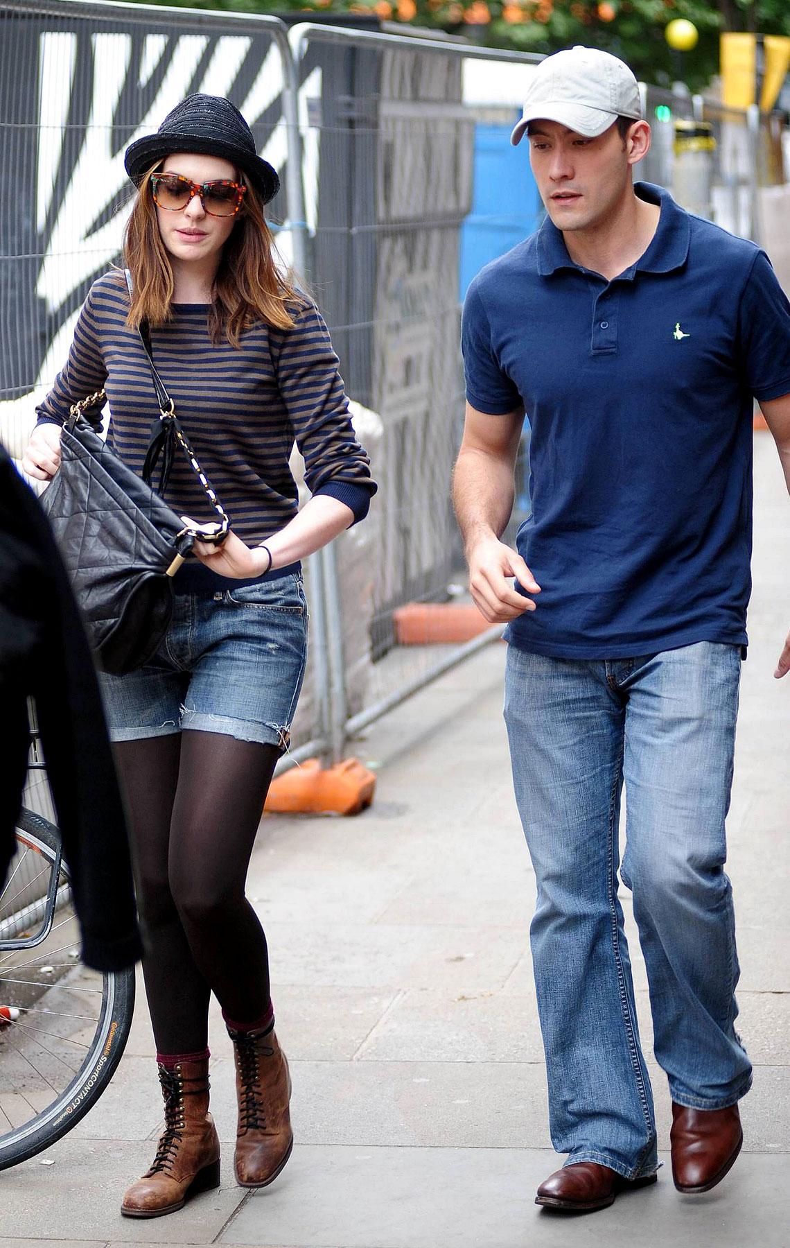 Anne Hathaway spends a day in Covent Garden London