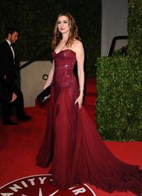 Anne Hathaway Vanity Fair Oscar Party on February 27, 2011