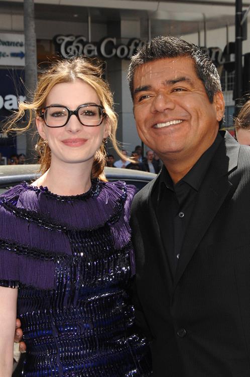 Anne Hathaway attending the Rio Los Angeles premiere on April 10, 2011