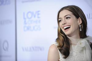 Anne Hathaway Love & Other Drugs screening at the DGA Theater in New York City on November 16, 2010