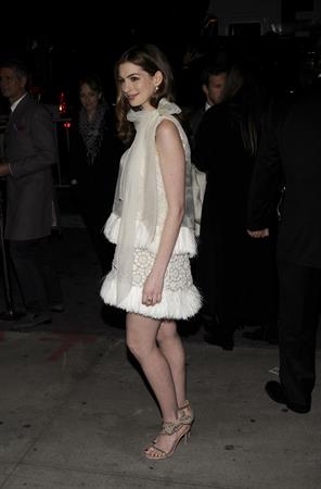 Anne Hathaway Love & Other Drugs screening at the DGA Theater in New York City on November 16, 2010