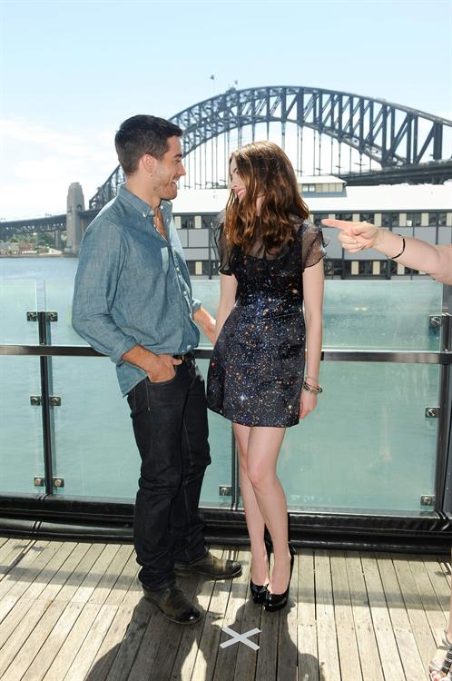 Anne Hathaway Pictures Anne Hathaway press conference at Welsh Bay in Sydney on December 6, 2010