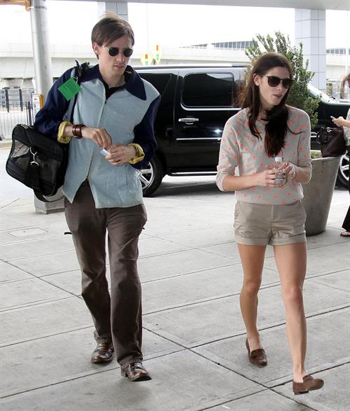 Ashley Greene at JFK Airport in New York on June 12, 2012