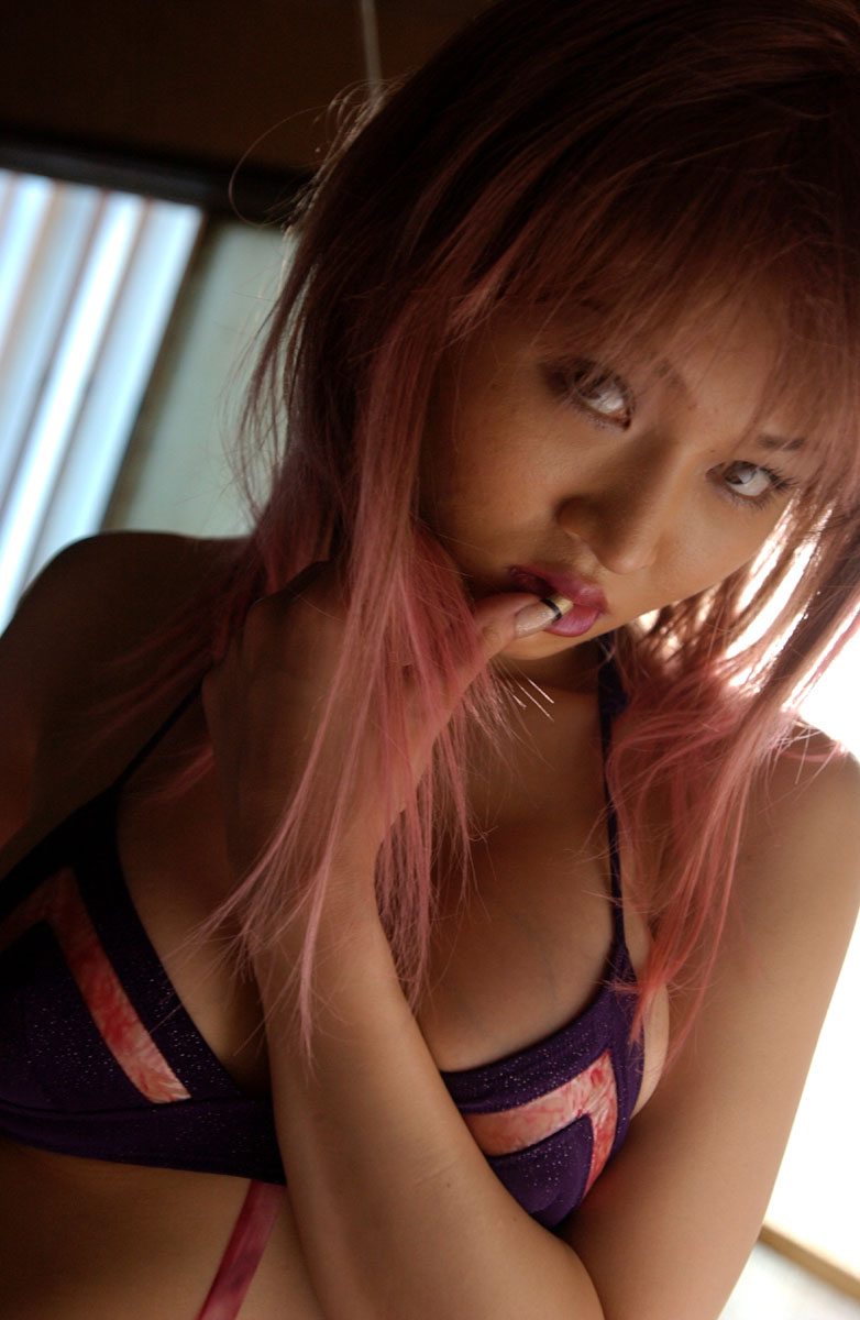 Yuki Touma in a bikini