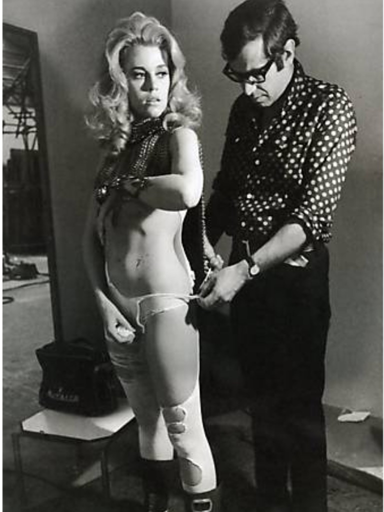 Jane Fonda in lingerie