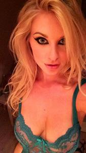 Anonymous in lingerie taking a selfie