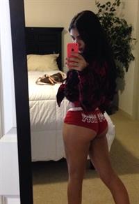 Anonymous in lingerie taking a selfie and - ass