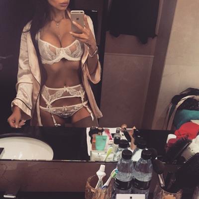 Anonymous in lingerie taking a selfie