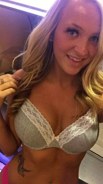 Anonymous in lingerie taking a selfie