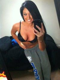 Anonymous in lingerie taking a selfie