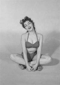 Julie Newmar in a bikini