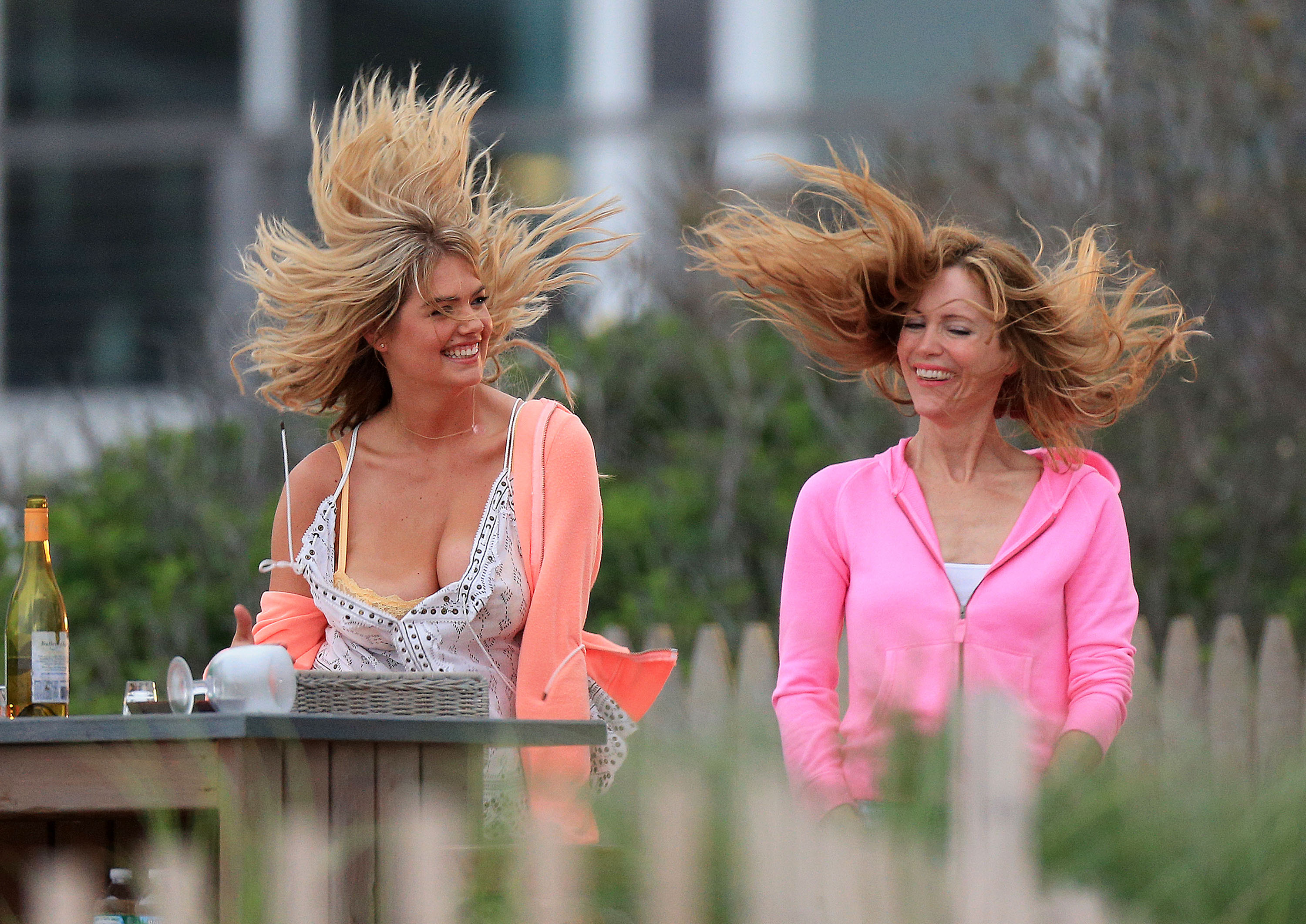 Kate Upton on the set of 'The Other Woman' in NY on June 6, 2013