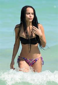 Zoe Kravitz in a bikini