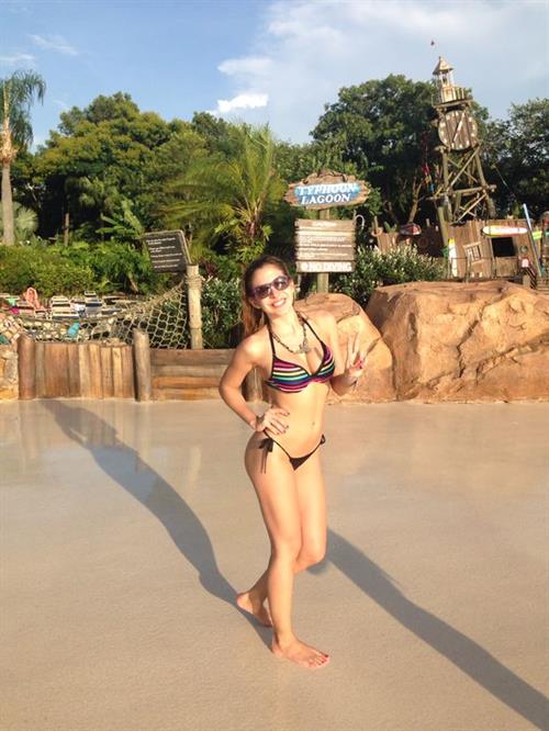 Luly Drozdek in a bikini