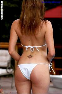 Anonymous in a bikini - ass