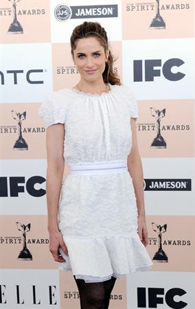 Amanda Peet Film Independent Spirit awards at Santa Monica Beach on February 26, 2011