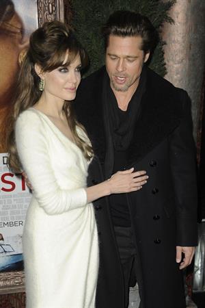 Angelina Jolie the Tourist world premiere in New York on December 6, 2010