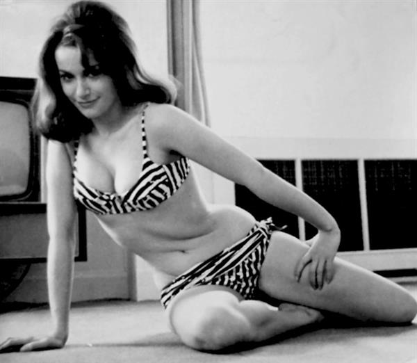 Claudine Auger in a bikini