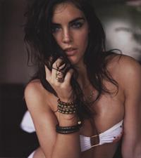 Hilary Rhoda in a bikini