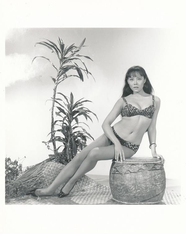 Irene Tsu in a bikini