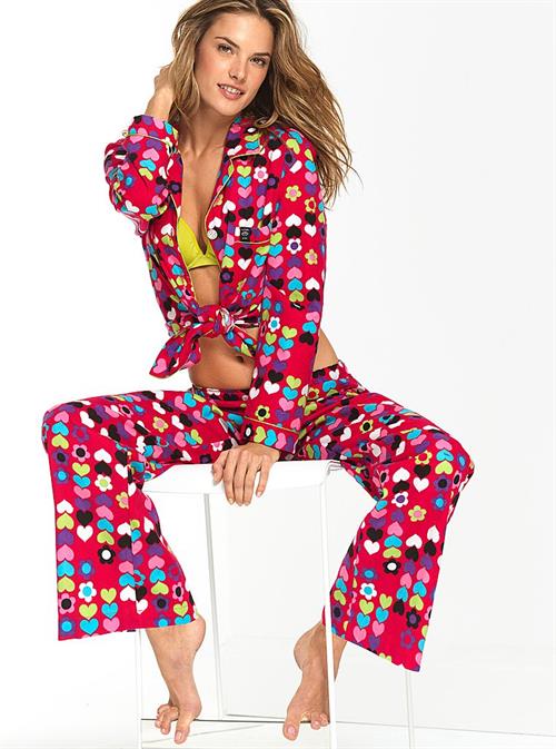 Alessandra Ambrosio in lingerie