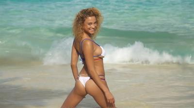 Rose Bertram in a bikini