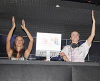 Alessandra Ambrosio parties at MYNT nightclub in Southbeach 