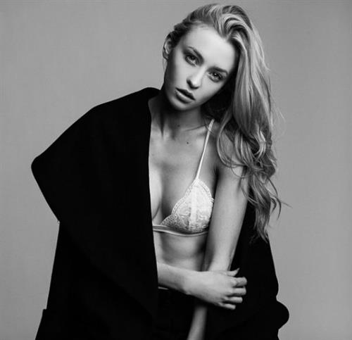 Renée Hall in a bikini