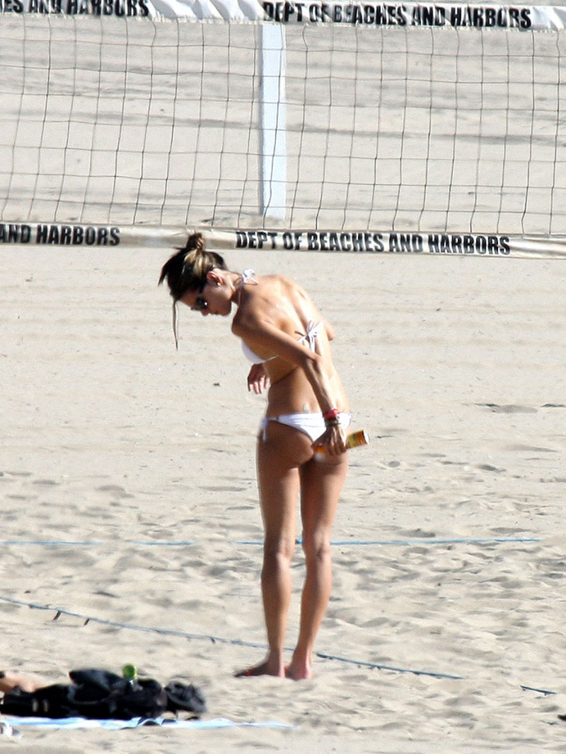 Alessandra Ambrosio in a bikini - ass