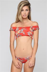 Maggie Rawlins in a bikini