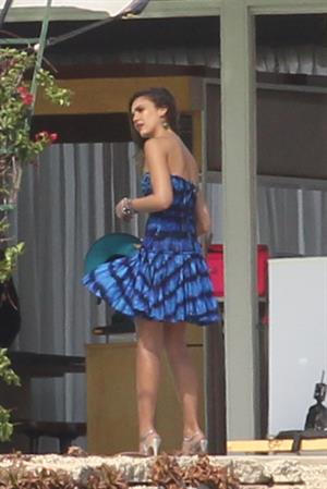 Jessica Alba posing for a magazine photoshoot on June 15, 2012