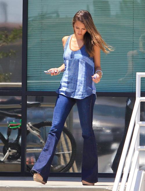 Jessica Alba out in Montebello on July 31, 2012
