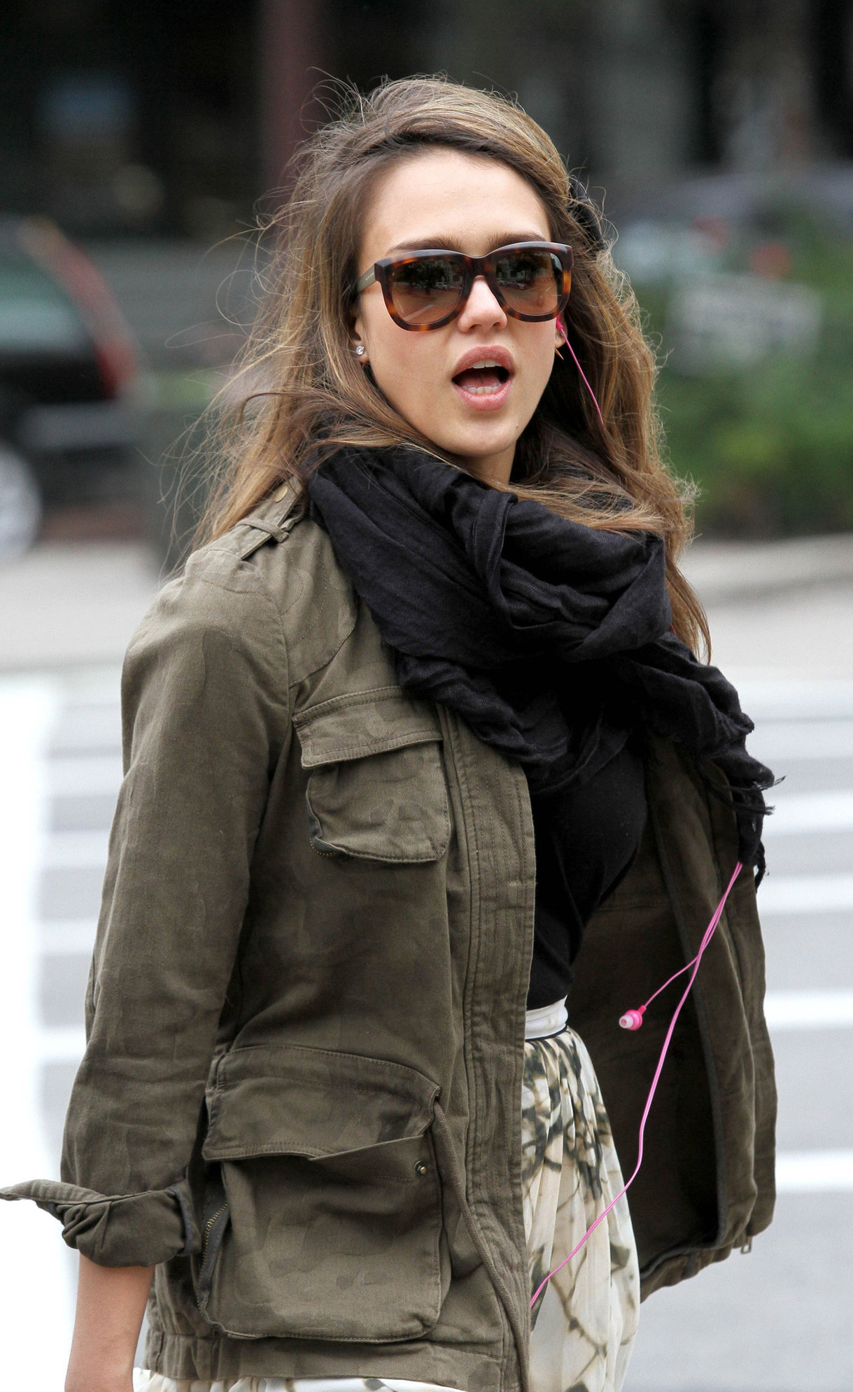 Jessica Alba out about in New York on May 7, 2012