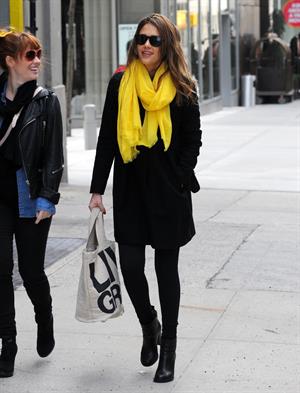 Jessica Alba out and about in New York on March 9, 2012