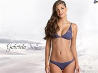 Gabriela Salles in a bikini