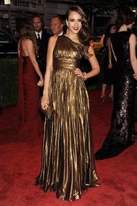 Jessica Alba Metropolitan Museum of Arts Costume Institute Gala on May 7, 2012