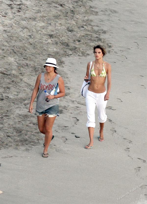 Alessandra Ambrosio in a bikini