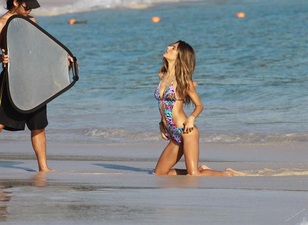 Alessandra Ambrosio in a bikini