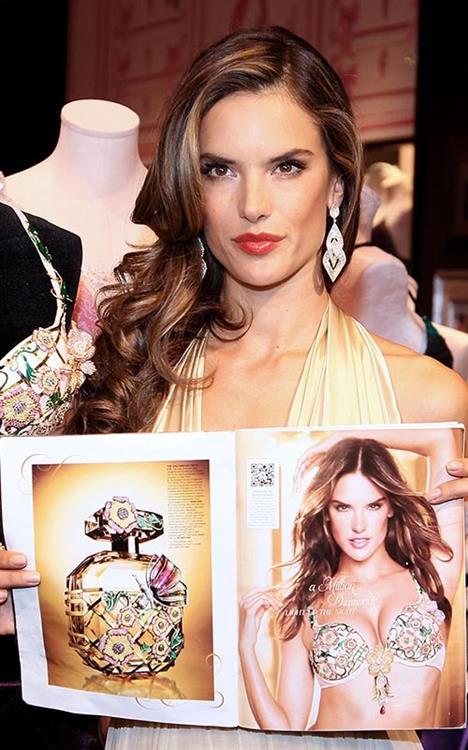 Alessandra Ambrosio in lingerie