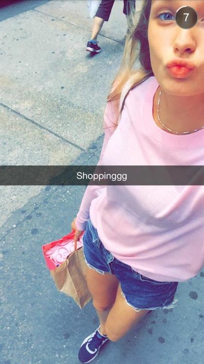 Romee Strijd taking a selfie