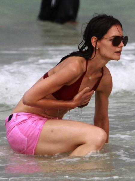 Katie Holmes in a bikini