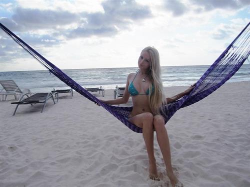 Valeria Lukyanova in a bikini