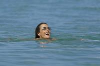Alessandra Ambrosio Saint Barthelemy Candids on January 22, 2009 