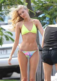 Elsa Hosk in a bikini