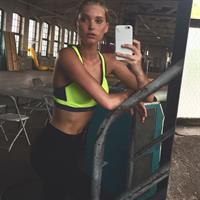 Elsa Hosk taking a selfie