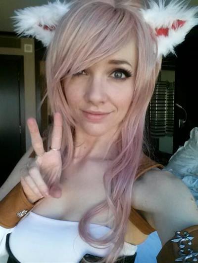 Lyz Brickley - Miqo'te Lightning Cosplay