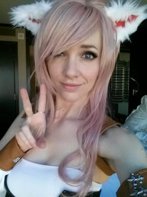 Lyz Brickley - Miqo'te Lightning Cosplay
