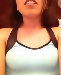 from around Heaven Sent Gaming's website and their social networks and all-that. i think the one of her bra is from one of the short-lived snapchats or something or other.